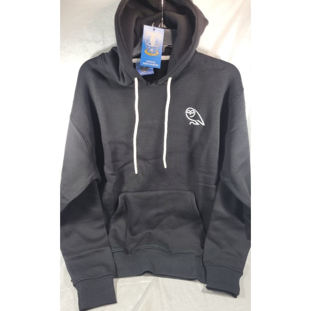 Sheffield Wednesday F.C. Football Club Essential Retro Hoodie - Black - XL